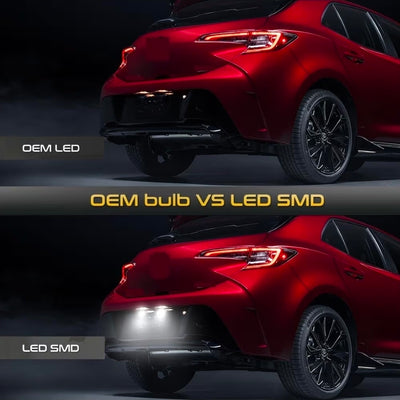 Set Luci Targa a Led per Toyota Auris, Aygo, Corolla, Yaris, RAV4 (Compatibilità in Descrizione), Plug and Play