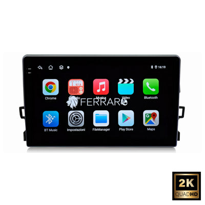 Autoradio per Toyota Auris E150 9" 2K | 2006-2012 | Android | Bluetooth | CarPlay | Android Auto | 12/256GB Ram
