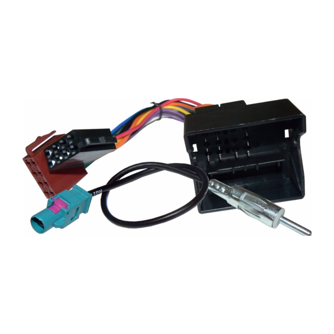 Cablaggio ISO + Adattatore Antenna, BMW, Ford (Compatibilità in Descrizione)