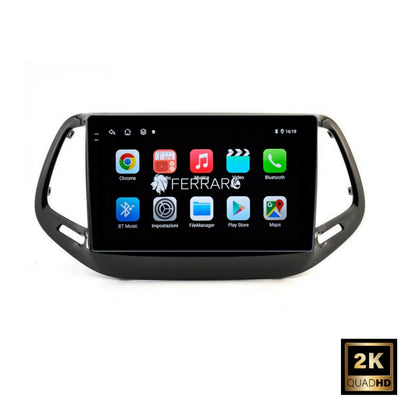 Autoradio per Jeep Cherokee (KL) Pre-Restyling (2013-2018) 10.1" 2K, Android, Bluetooth, CarPlay, Android Auto, 4/64GB Ram