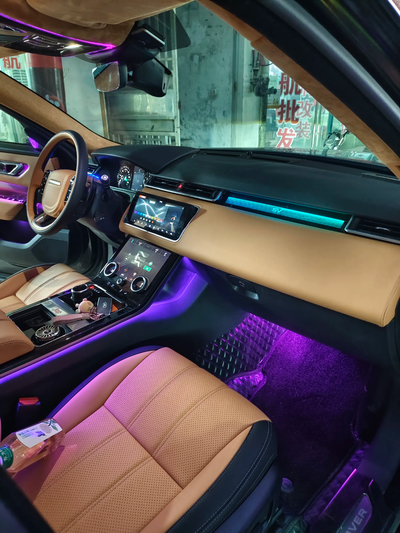 Ambient Light per Land Rover Range Rover Velar (2017-2024), 64 Colori RGB