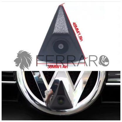 Telecamera Frontale per Volkswagen Golf, Passat, Polo, Jetta, Touareg, Tiguan (Compatibilità in Descrizione) | AHD, 1920x1080 | 170° Gradi