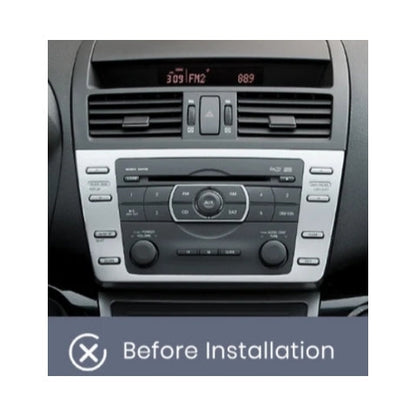 Kit Montaggio Autoradio 9"Pollici Mazda 6 (2008-2015) Mascherina, Cablaggio Autoradio Android