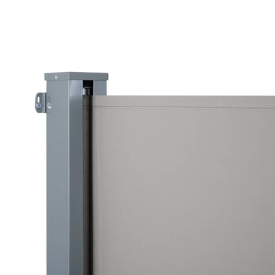 Outsunny Tenda da Sole Laterale e Avvolgibile (3x1.6m) in Alluminio e Poliestere Imperemabile Anti-UV, per Vento/Privacy