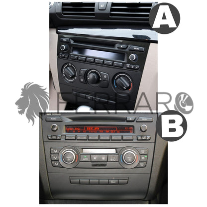 Kit Montaggio Autoradio 9"Pollici BMW Serie 1, E87 / E88 / E81 / E82 (2004-2011) Mascherina, Cablaggio Autoradio Android