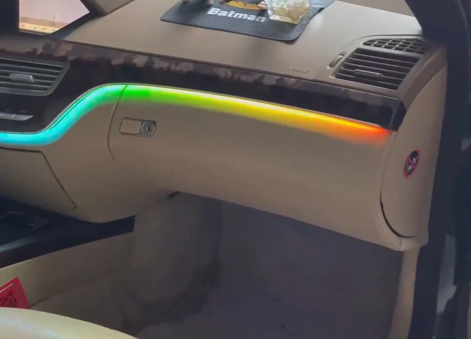 Ambient Light per Mercedes Classe S W221 (2005-2013), 64 Colori RGB