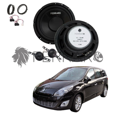 FerraroStore Kit 4 Altoparlanti | ASK-165.2 | Ant o Post | Renault Scenic III | 3ª Serie (2009-2016)