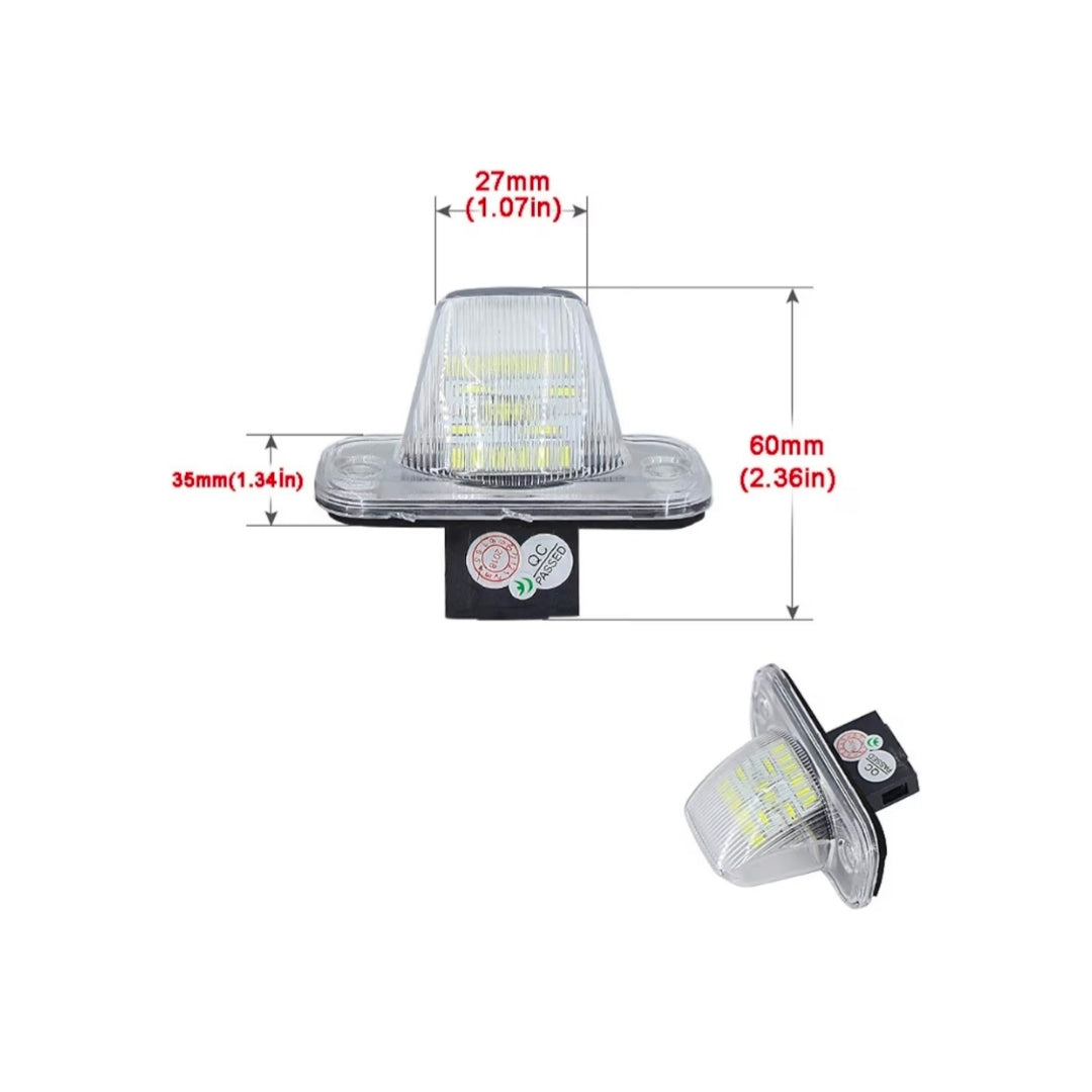 Set Luci Targa a Led per Volkswagen Passat B6, B6, Trasporter (Compatibilità in Descrizione), Plug and Play