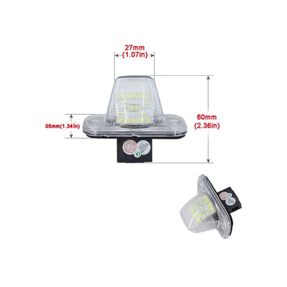 Set Luci Targa a Led per Volkswagen Passat B6, B6, Trasporter (Compatibilità in Descrizione), Plug and Play