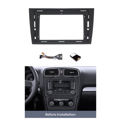 Kit Montaggio Autoradio 9"Pollici Volkswagen Golf MK6 (2008-2016) Mascherina, Cablaggio Autoradio Android