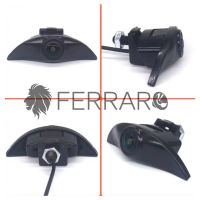 Telecamera Frontale per Nissan X-Trail T30, Qashqai J10, J11 (Compatibilità in Descrizione) | AHD, 1920x1080 | 170° Gradi