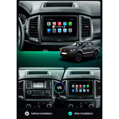 Autoradio per Ford Ranger 9" | 2015-2020 | Android | Bluetooth | CarPlay | Android Auto | 2GB/4GB/6GB/8GB Ram