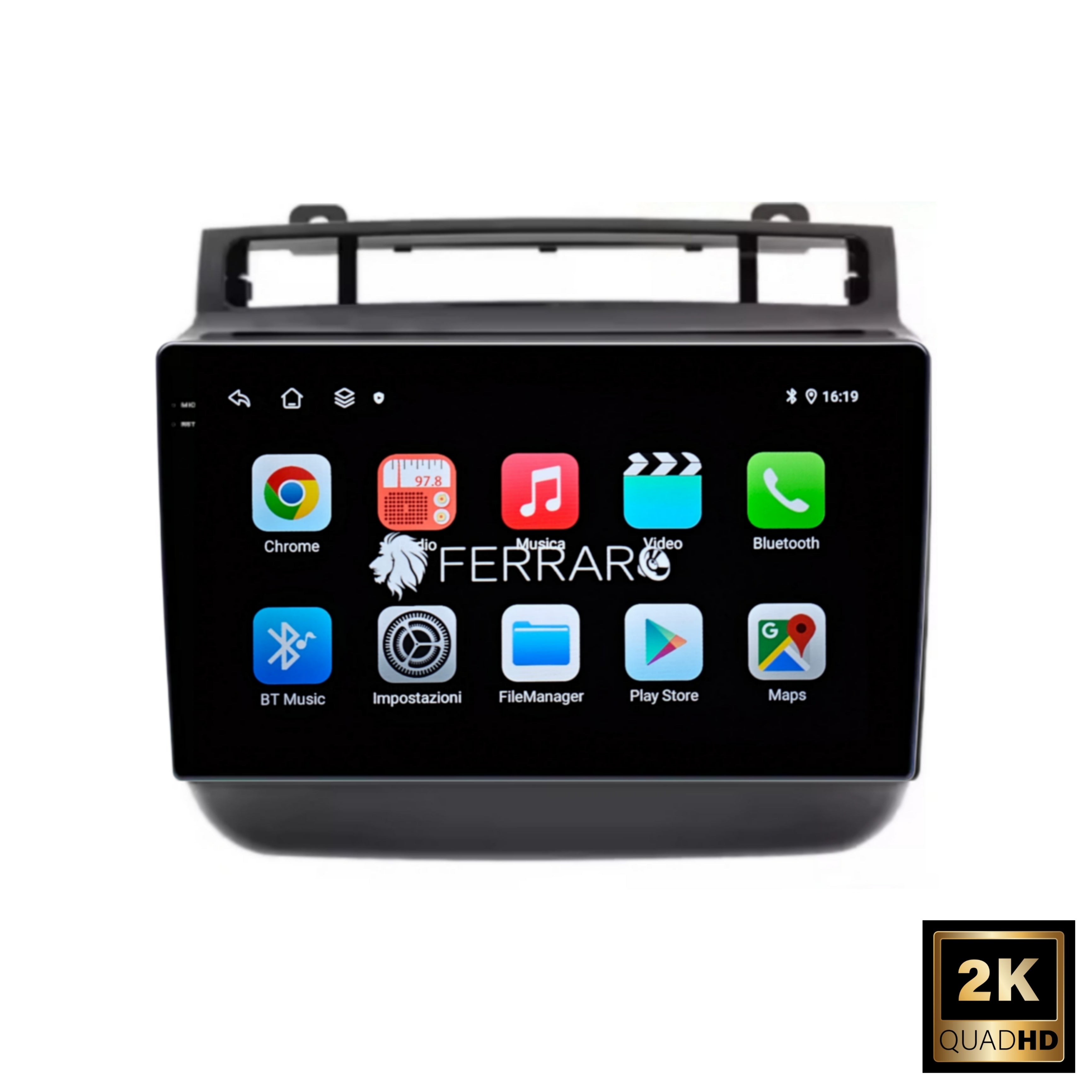 Autoradio per Volkswagen Touareg 7P 9" 2K | 2010-2018 | Android | Bluetooth | CarPlay | Android Auto | 12/256GB Ram