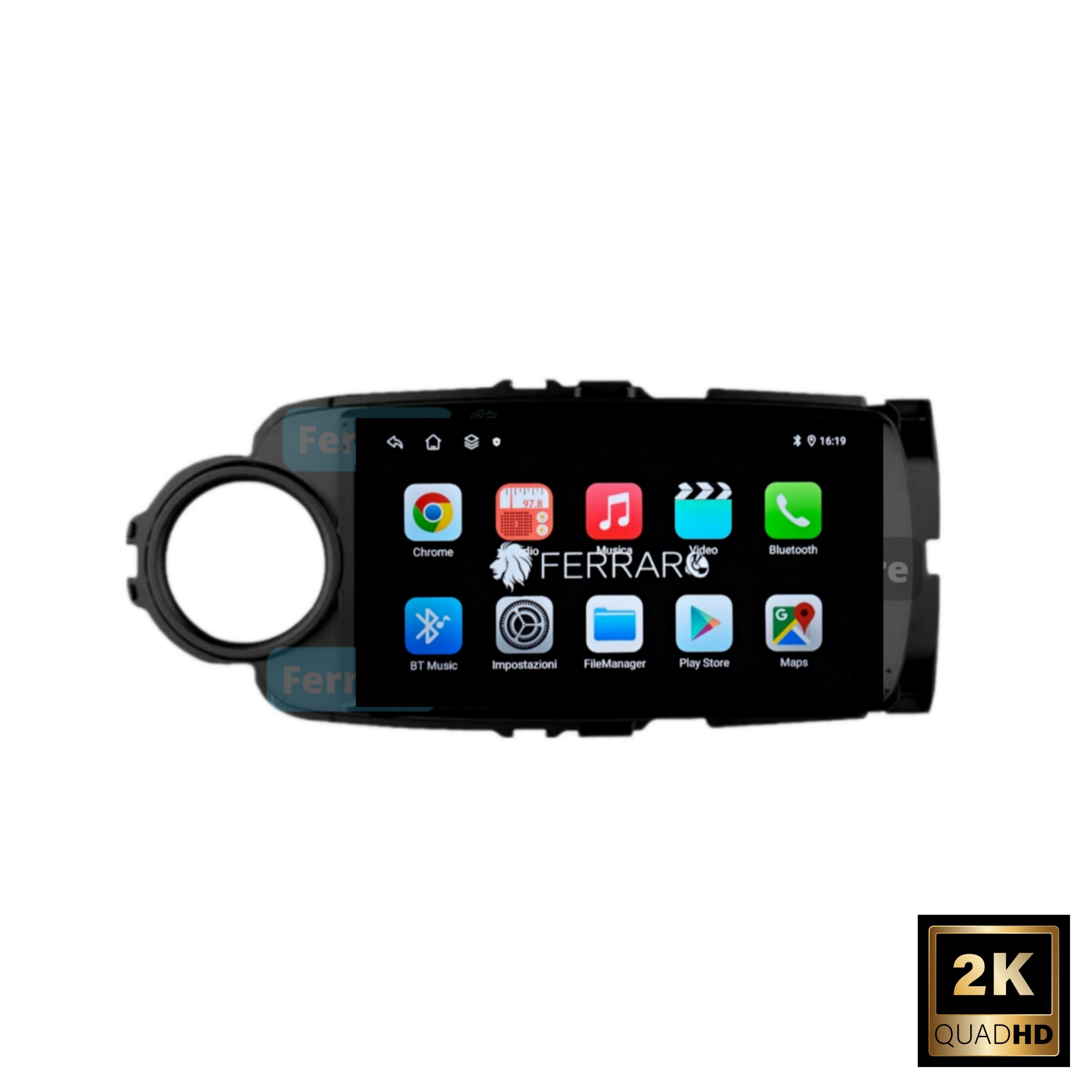 Autoradio per Toyota Yaris P130 Vitz 9" | 2012-2017 | Android | Bluetooth | CarPlay | Android Auto | 12/256GB Ram
