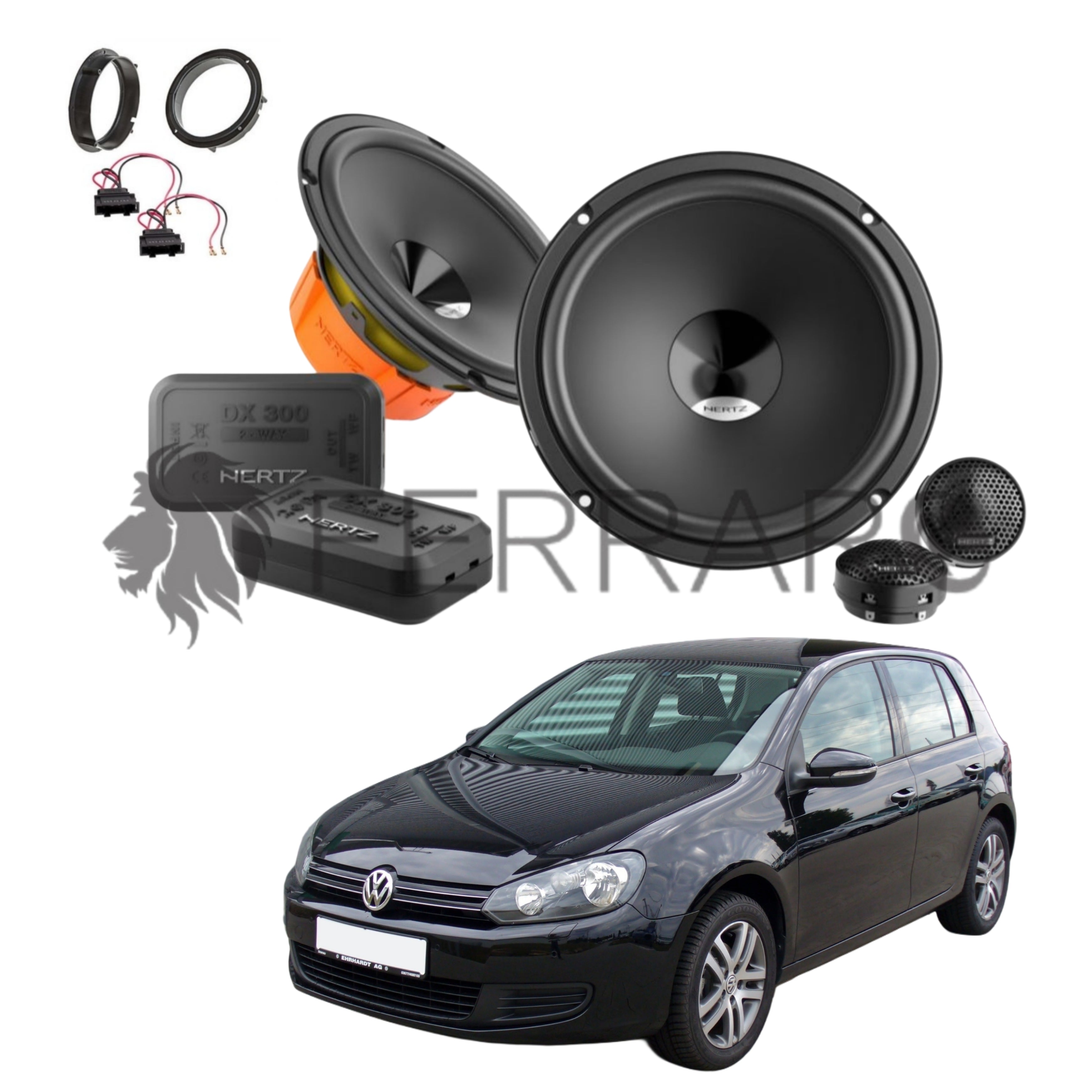 Hertz Kit 4 Casse | DSK 165.3 | Ant o Post | VW Golf 6ª Serie dal 2008>