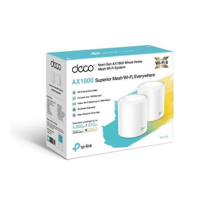 TP-LINK Deco X20 (2-pack) router wireless Gigabit Ethernet Dual-band (2.4 GHz/5 GHz) Bianco