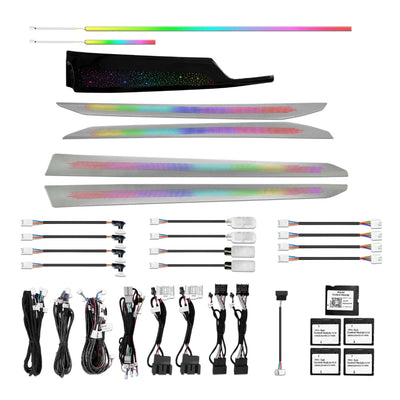 Ambient Light per Volkswagen VW Bora (2019-2024), 256 Colori, APP