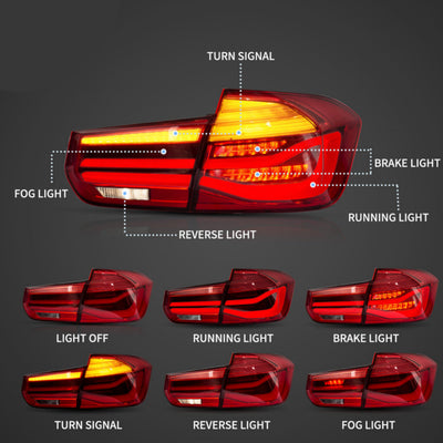 Fanali Posteriore Completo per BMW F30, F35 (2013-2018) a LED