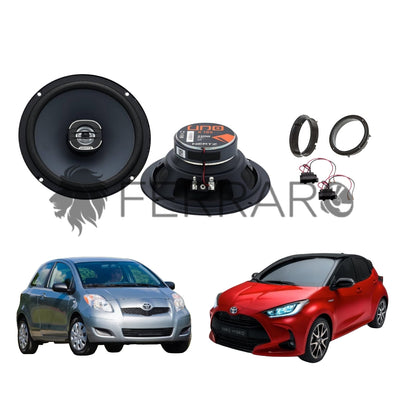 Hertz Kit 2 Casse | X 165 | Anteriore | Toyota Yaris (2005-2023)