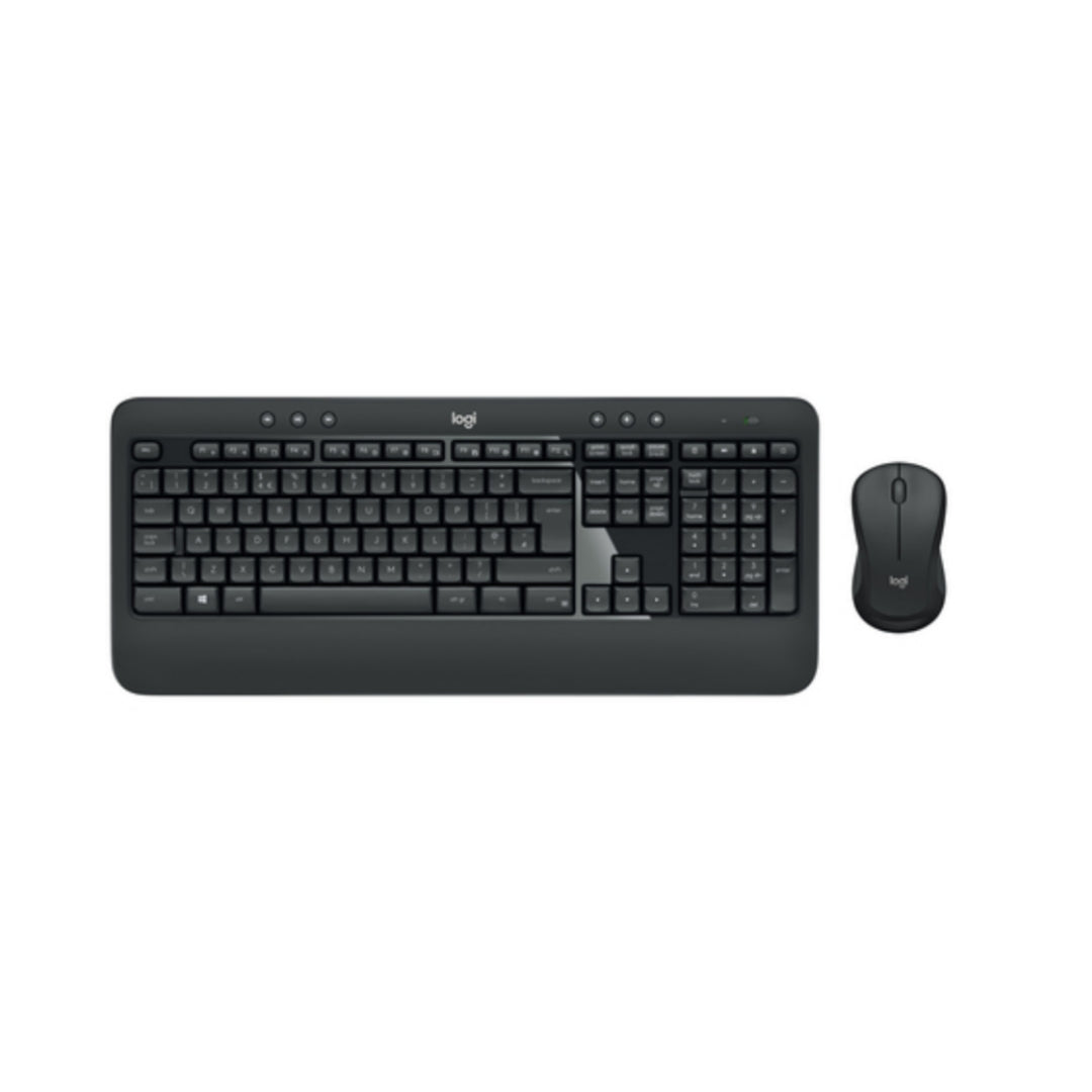 Logitech Tastiera + Mouse | Wireless, USB, Nero, MK540 920-008679