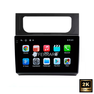 Autoradio per Volkswagen Touran 9" 2K | 2011-2015 | Android | Bluetooth | CarPlay | Android Auto | 12/256GB Ram