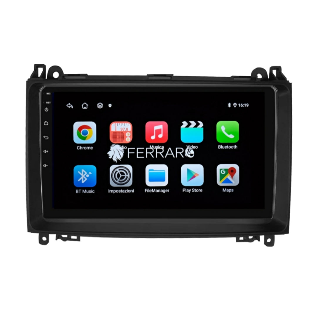 Autoradio per Mercedes Classe A/B 9" | 2004-2012 | Android | Bluetooth | CarPlay | Android Auto | 2GB/4GB/6GB/8GB Ram