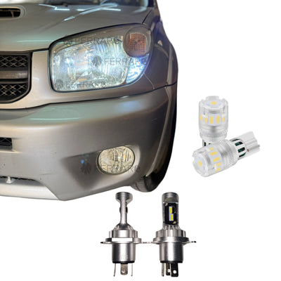 Conversione Fari LED | Toyota RAV4 (2000-2006) | Led H4 + Led Posizione T10