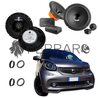 Hertz Kit 6 Casse | DSK 165.3 | ASC-652PC | Ant/Post | Smart ForFour 453
