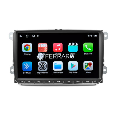 Autoradio per Volkswagen | Seat | Skoda 9" | Android | Bluetooth | CarPlay | Android Auto | 2GB/4GB Ram