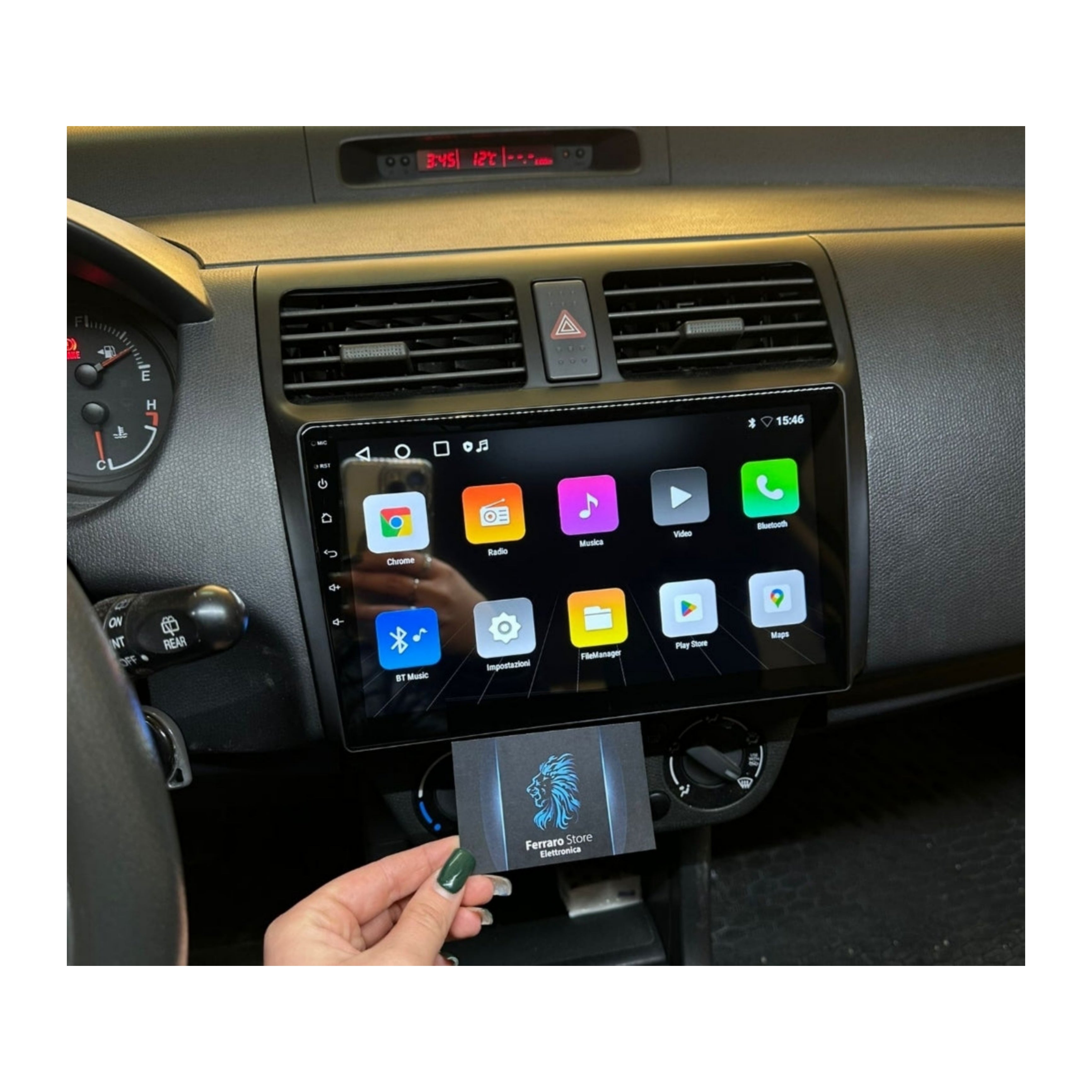 Autoradio Suzuki Swift 10.1" 2K | 2003-2010 | Android | Bluetooth | CarPlay | Android Auto | 4/64GB Ram