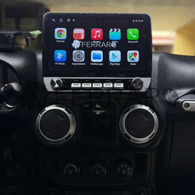 Autoradio per Jeep Wrangler 3 JK 10" | 2010-2018 | Android | Bluetooth | CarPlay | Android Auto | 4/64GB Ram