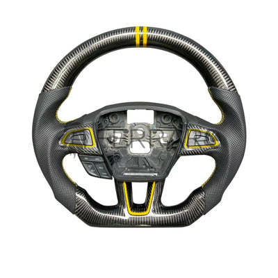 Volante Sportivo per Ford Kuga, Escape, Focus, MK4, Carbonio, Customizzato in Pelle