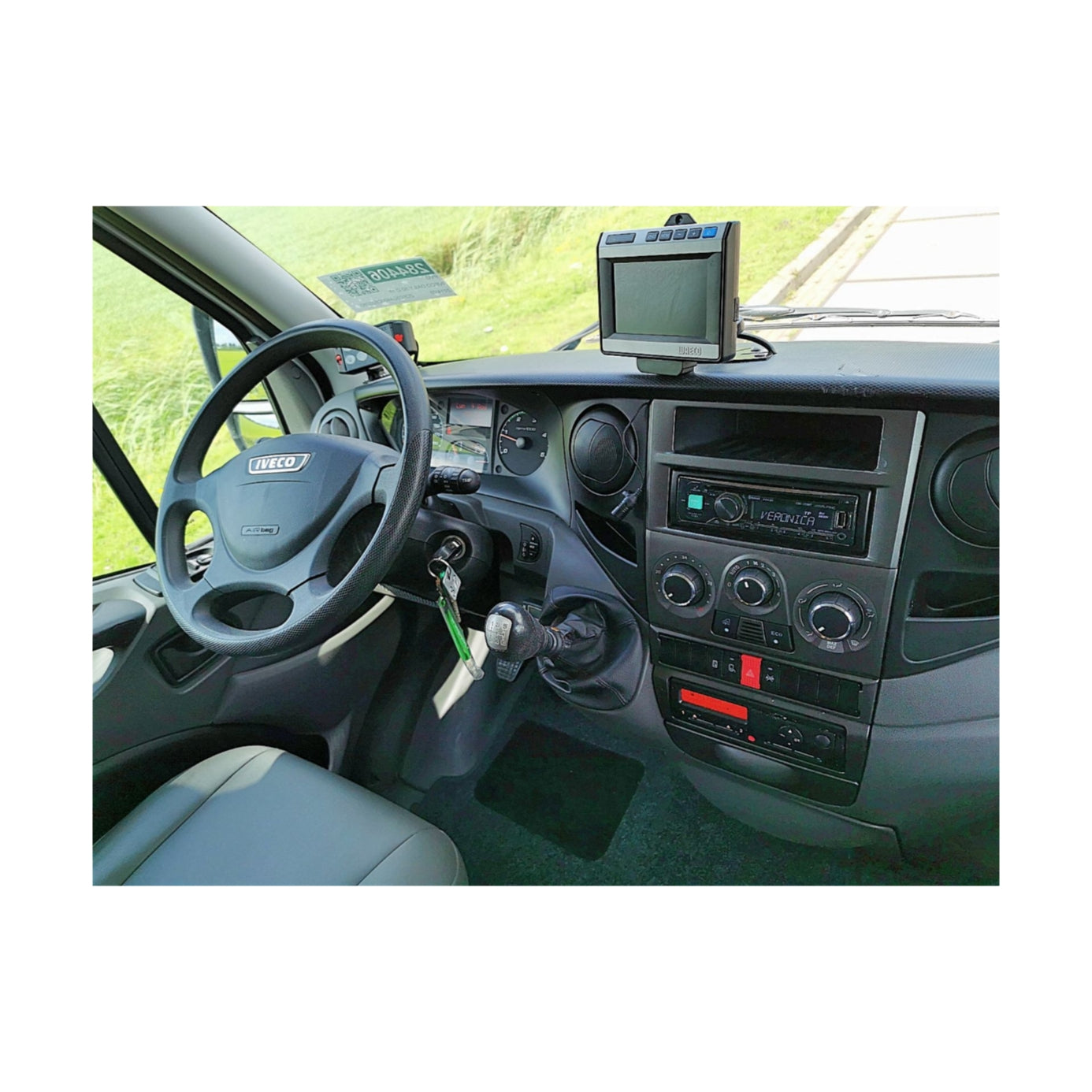 Mascherina 1DIN, Iveco Daily (2009-2012), Silver