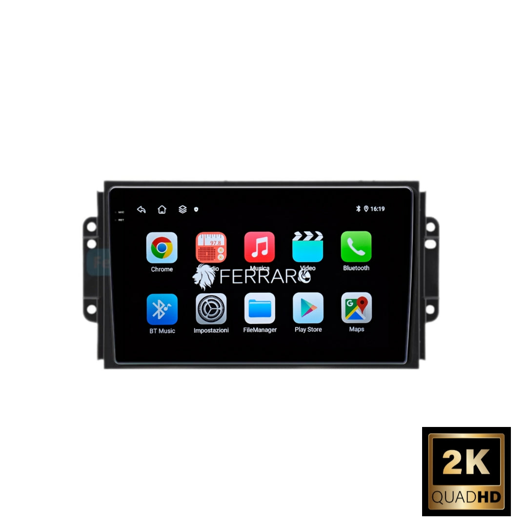 Autoradio per DR3 9" 2K | 2016-2020 | Android | Bluetooth | CarPlay | Android Auto | 12/256GB Ram