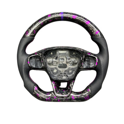 Volante Sportivo per Ford Fiesta ST Line,  Carbonio, Customizzato in Pelle (su Realizzazione)