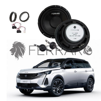 FerraroStore Kit 2 Altoparlanti | ASK-165.2 | Anteriori | Peugeot 5008 2ª Serie (Dal 2016>)