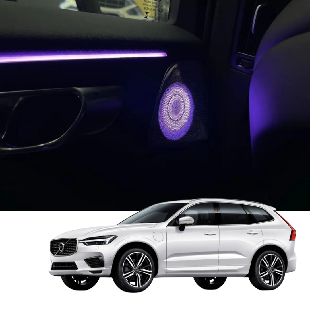 Ambient Light per Volvo XC60 (2017-2026), 64 Colori RGB