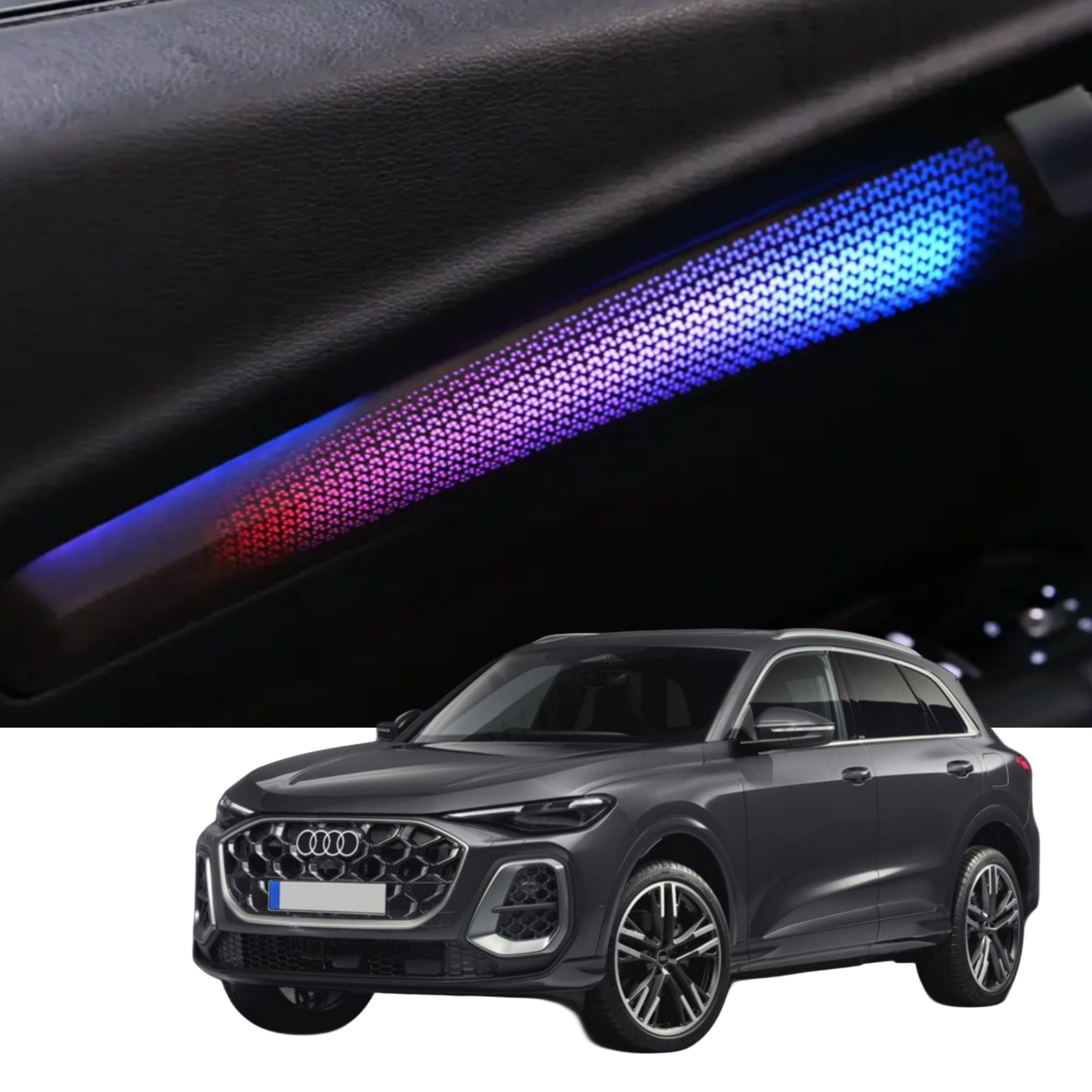 Ambient Light per Audi Q5 (2018-2025), 64 Colori RGB