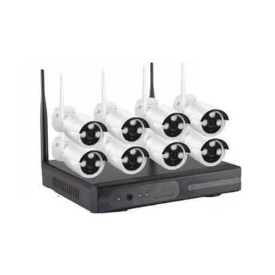 Video Surveillance Kit x8 Cameras [Wireless] - Surveillance, Wireless, Complete Set, Cameras, AHD, Infrared, Full HD