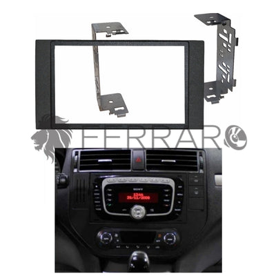 Car Radio Panel, 2 Iso No Frame, Ford C-Max up to 2011