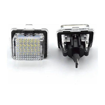 Set Luci Targa a Led per Mercedes-Benz W204, W212, C207, C216, W221 (Compatibilità in Descrizione), Plug and Play