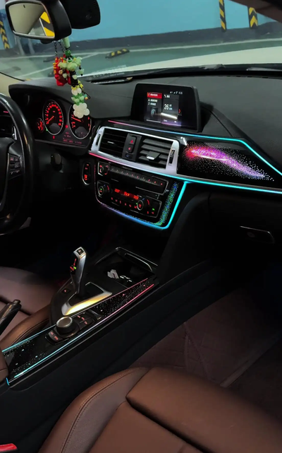 Ambient Light per BMW Serie 3/4 F30, F34 (2013-2019), 64 Colori RGB