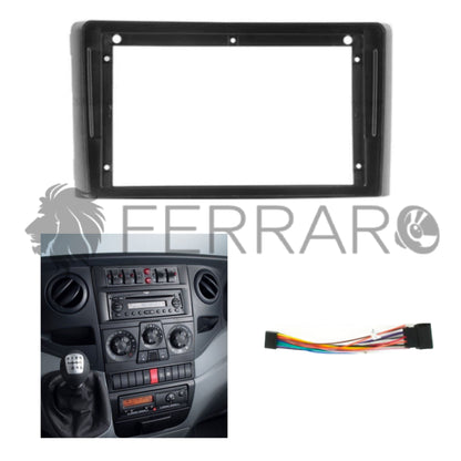 Kit Montaggio Autoradio 9"Pollici Iveco Daily (2006-2014) Mascherina, Cablaggio Autoradio Android