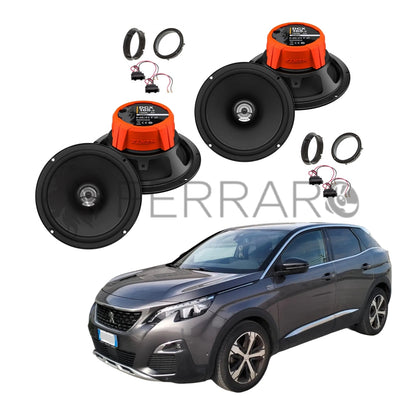 Hertz Kit 4 Casse | DCX 165.3 | Ant/Post |  Peugeot 3008 2ª (2016-2024)