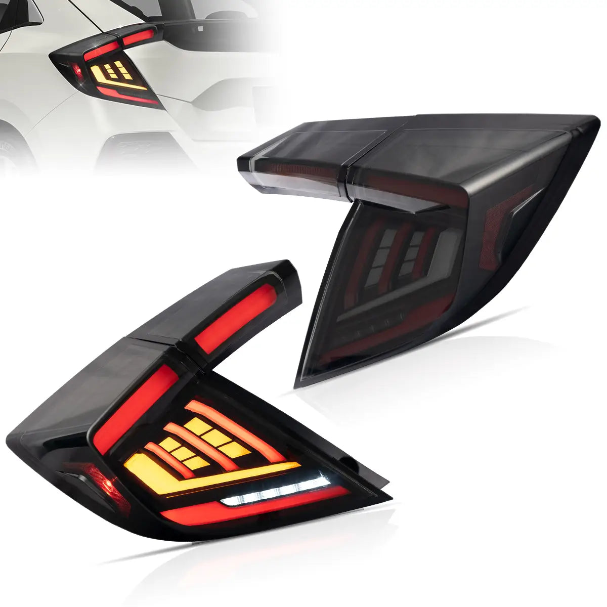 Fanali Posteriore Completo per Honda Civic 10ª (2018-2021) a LED