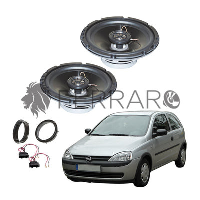 FerraroStore Kit 2 Altoparlanti | ASC-652PC | Anteriori | Opel Corsa C