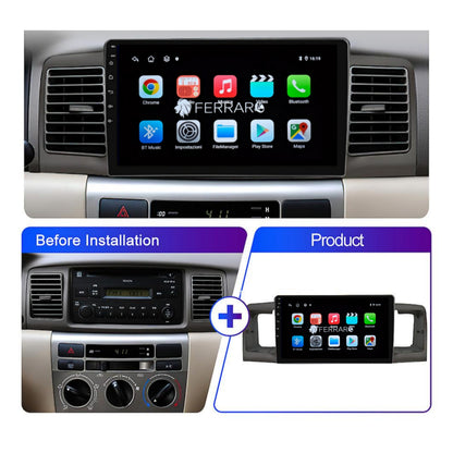 Autoradio per Toyota Corolla E120/E130 9" | 2000-2004 | Android | Bluetooth | CarPlay | Android Auto | 2GB/4GB/6GB/8GB Ram