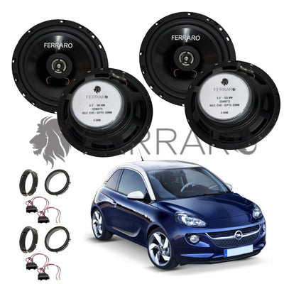 FerraroStore Kit 4 Altoparlanti | ASC-652PC | Ant/Post | Opel Adam