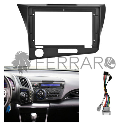 Kit Montaggio Autoradio 9"Pollici Honda CR-Z (2010-2016) Mascherina, Cablaggio Autoradio Android