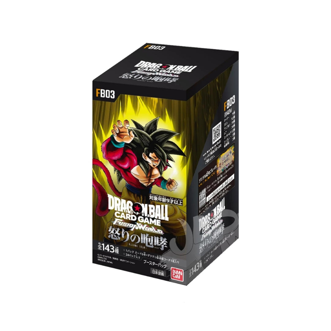 Dragon Ball Super Card Game Fusion World Raging Roar FB03 Display – 24 Buste (JP)